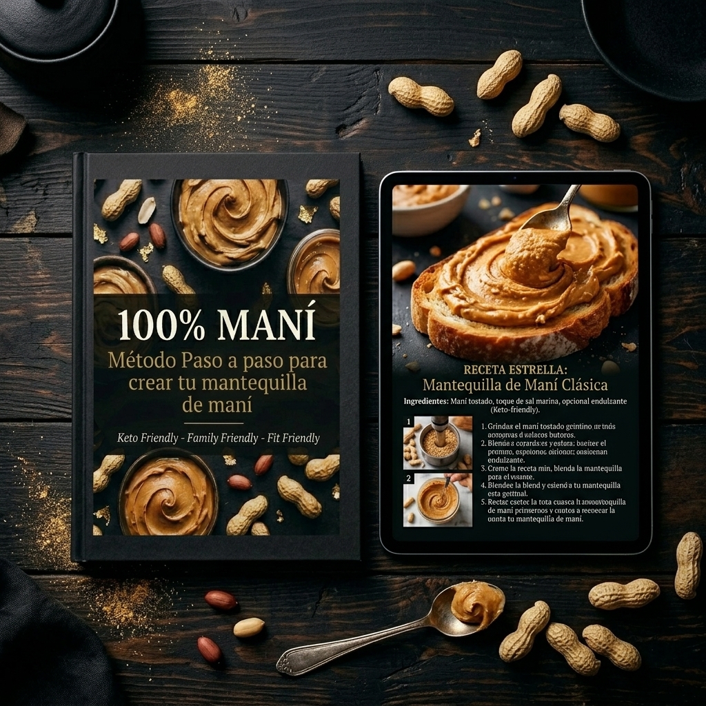 Mantequilla de Mani 100% Casera y Gourmet